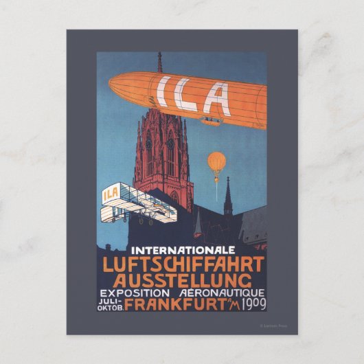 赤大聖堂 – 航空博覧会 ポストカード (正面)