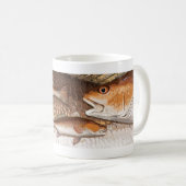 赤太鼓（赤魚）グラフィック コーヒーマグカップ (正面右)