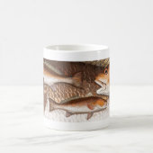 赤太鼓（赤魚）グラフィック コーヒーマグカップ (中央)