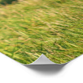 赤威厳のある鹿シカ ポスター (角)