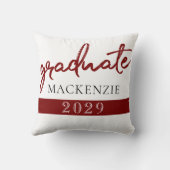 赤字卒業 | ダーククリムゾングラードキープサケ クッション (裏面)