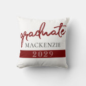 赤字卒業 | ダーククリムゾングラードキープサケ クッション (正面)