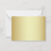 赤字書道サンキューカード ノートカード (裏面)