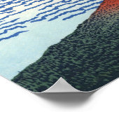 赤富士北斎日本のファインアート ポスター (角)