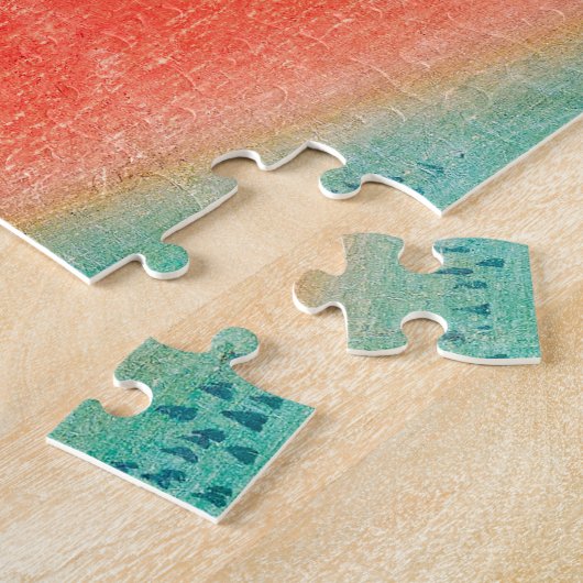 赤富士 |北斎 | ジグソーパズル (側面)