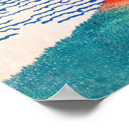 赤富士 |北斎 | ポスター (角)