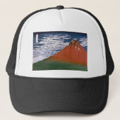 赤富士 葛飾北斎 キャップ (正面)