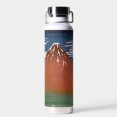 赤富士、赤富士山火山葛飾北斎 ウォーターボトル (背面)