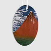 赤富士、赤富士山火山葛飾北斎 オーナメント (正面)