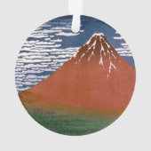 赤富士、赤富士山火山葛飾北斎 オーナメント (裏面)