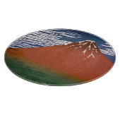 赤富士、赤富士山火山葛飾北斎 カッティングボード (角)