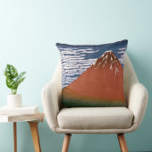 赤富士、赤富士山火山葛飾北斎 クッション (椅子)