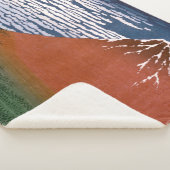 赤富士、赤富士山火山葛飾北斎 シェルパブランケット (3/4)