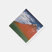 赤富士、赤富士山火山葛飾北斎 スタンダードカクテルナプキン (角)