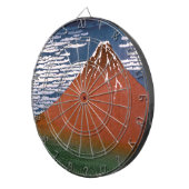 赤富士、赤富士山火山葛飾北斎 ダーツボード (正面右)