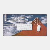 赤富士、赤富士山火山葛飾北斎 デスクマット (キーボード&マウス)