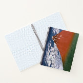 赤富士、赤富士山火山葛飾北斎 ノートブック (内部)