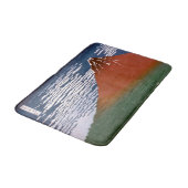 赤富士、赤富士山火山葛飾北斎 バスマット (アングル)