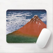 赤富士、赤富士山火山葛飾北斎 マウスパッド (マウス)