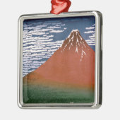 赤富士、赤富士山火山葛飾北斎 メタルオーナメント (左)