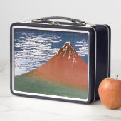 赤富士、赤富士山火山葛飾北斎 メタルランチボックス (インサイチュ)