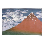 赤富士、赤富士山火山葛飾北斎 枕カバー (正面左)