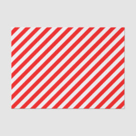 赤対角ストライプティッシュペーパー 薄葉紙