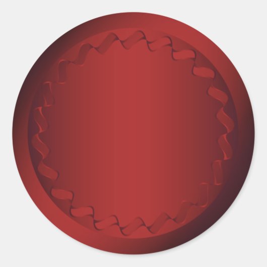 赤封筒用シール ラウンドシール (正面)