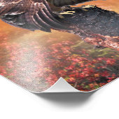 赤尾のタカのタッチダウン フォトプリント            (角)