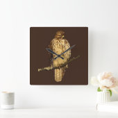 赤尾のタカ時計 スクエア壁時計 (ホーム)