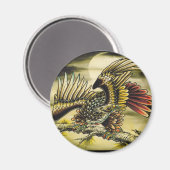 「赤尾のタカ」 マグネット (正面/裏面)