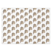 赤尾のホークラブバード雪のクリスマスホリデー テーブルクロス (正面(横))