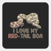 赤尾のボアが大好き スクエアシール (正面)