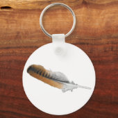 赤尾の鷹の羽 キーホルダー (正面)