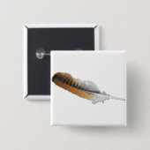 赤尾の鷹の羽 缶バッジ (正面&裏面)