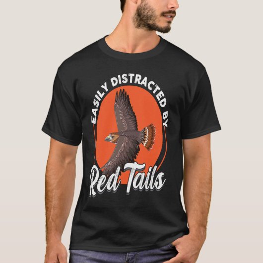 赤尾の鷹狩りによって容易に気を取られる Tシャツ (正面)