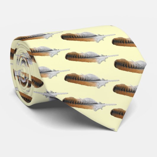 赤尾タカの羽 ネクタイ (ロール)