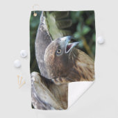 赤尾ホークのラプター写真 ゴルフタオル (インサイチュ)