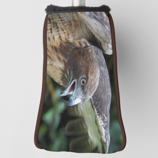 赤尾ホークのラプター写真 ゴルフヘッドカバー (回転90)