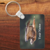 赤尾ホークキーチェーン – 名前の追加 キーホルダー (正面)