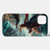 赤尾威厳のあるの鷹の襲来 Case-Mate iPhoneケース (裏面 (横))