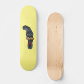 赤尾黒尾尾鳥まんが スケートボード (正面)