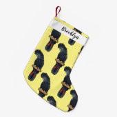 赤尾黒尾尾鳥まんが スモールクリスマスストッキング (正面 (吊り時))