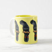 赤尾黒尾尾鳥まんが ツートーンマグカップ (正面左)