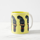 赤尾黒尾尾鳥まんが ツートーンマグカップ (正面右)