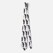 赤尾黒尾尾鳥まんが ネクタイ (正面)