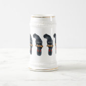 赤尾黒尾尾鳥まんが ビールジョッキ (中央)