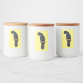 赤尾黒尾尾鳥まんが フードラベル (ボトル)