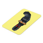 赤尾黒尾尾鳥まんが マグネット (左側)