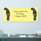 赤尾黒尾尾鳥まんが 横断幕 (トレードショー)